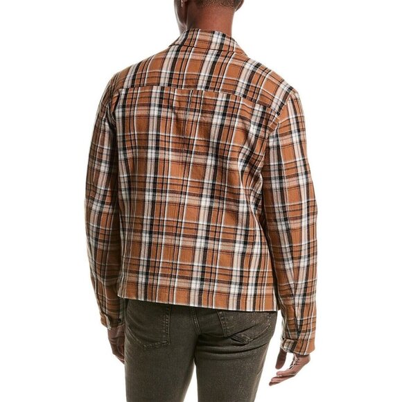 New Rag & Bone Men's Plaid Jacket in Brown Size XXS New With Tags - Picture 2 of 2